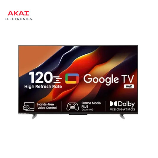 Hisense LED 43" 43A6K (4K UHD Google TV) - Buy Online in Pakistan | Akai Electronics