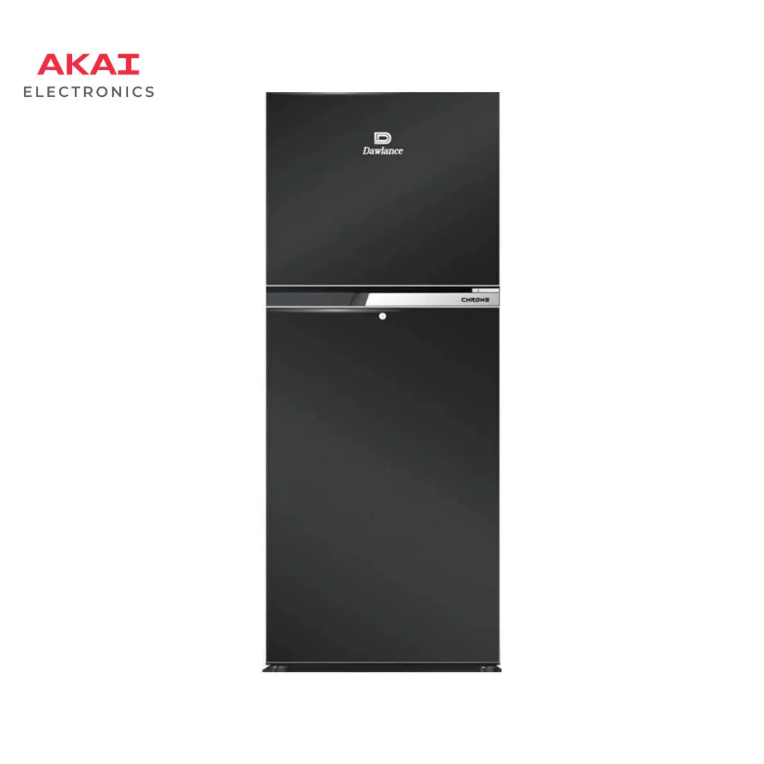 Dawlance Refrigerator 9149 WB Chrome Hairline Black
