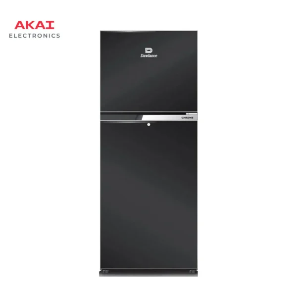 Dawlance Refrigerator 9160 LF Chrome Hairline Black