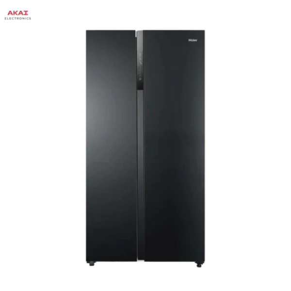 Haier SBS Refrigerator HRF-622IBG Black Glass